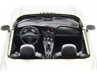 Fiat Barchetta 1995 Grigio Steel Met. Laudoracing 1:18 Resinemodell (Türen, Motorhaube... nicht zu öffnen!)